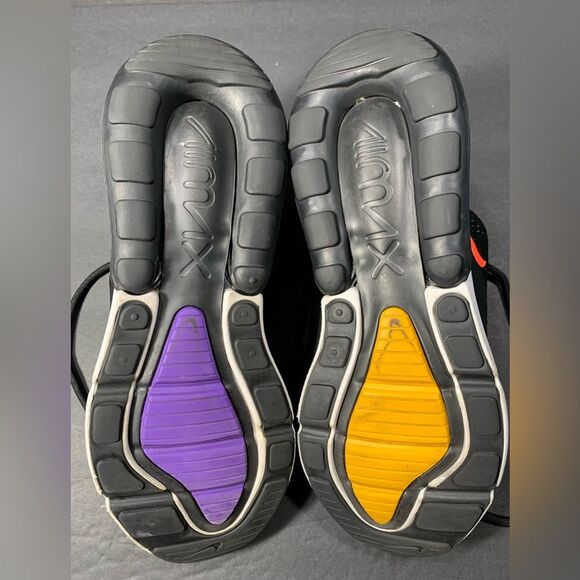 Nike Air Max 270 Womens Black Multi Color Sneakers Shoe Size 8 - Picture 8 of 9